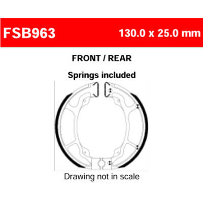 220-FSB963A Ferodo Brake Shoes