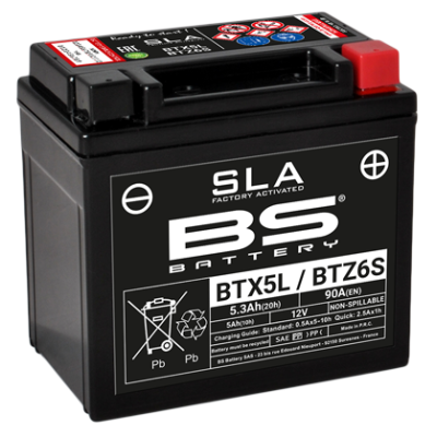 384-BTX5L/BTZ6S BS Factory Activated(SLA) Battery