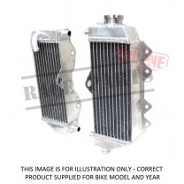 239-HF450C MSD Radiator CRF450R '13-'14