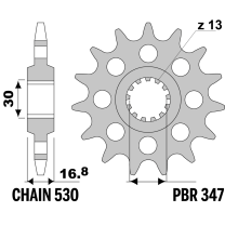 213-F-0347 PBR Front Sprocket