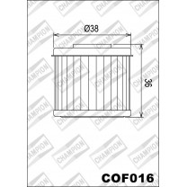 226-COF016 Champion Oil Filter-CRF150/250/450R/X/TRX450
