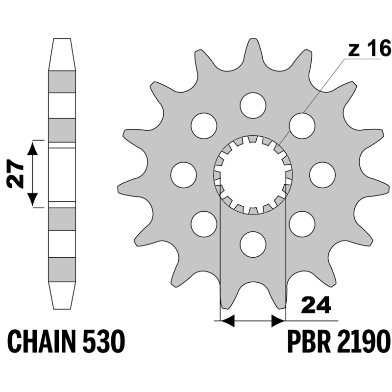 PBR Sprocket Chain Kit-GSX-R1000 '09-'16 42T/17T