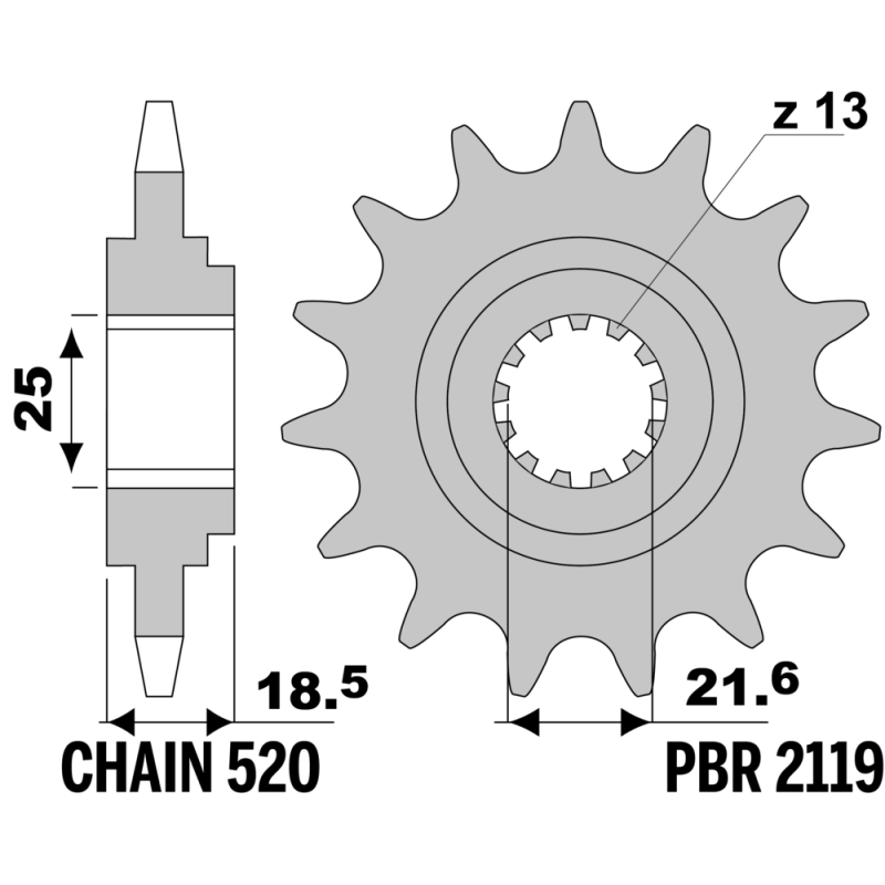 pbr-sprocket-chain-kit-z800-