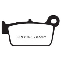 222-MSD367 Sinter Rear Brake Pad