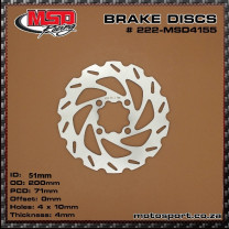 222-MSD4155 Brake Disc-Rear-OD-200mm/ID-51mm