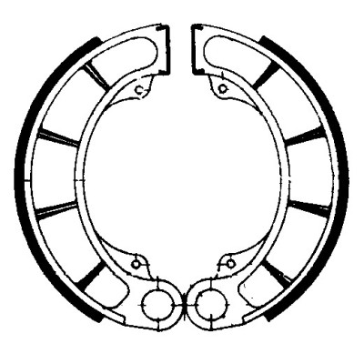 220-FSB711 Ferodo Brake Shoes
