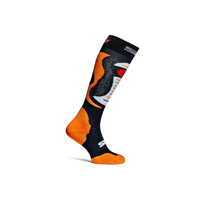 286-A-MX-ORG-SM SIDI Faenza Race Socks-Fluo Orange