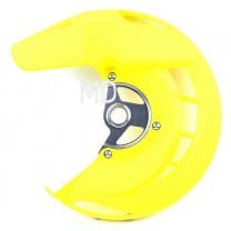 282-FDG04 Front Brake Disc Protector-Yellow RMZ/RMX