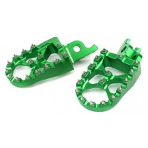 279-MSD792K Wide Alloy Foot Pegs-Green-KXF250/450/KLX