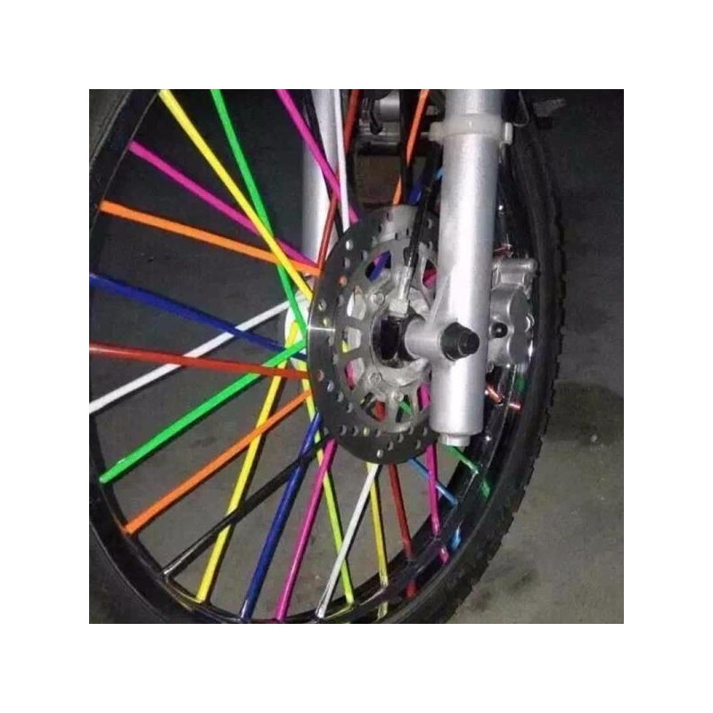 282-SS102RBW-Spoke Skins "18/19" & "21 Wheels-Rainbow