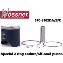 370-8302-Wossner Piston Kit-YZ125-2 Ring Enduro