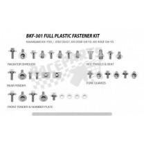 282-BKF-301 Plastics Fastener Kit-KX125/250/KXF250 '04-'16/KXF450 '06-'15