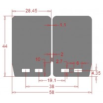 261-VF4-VF1054 Carbono Reeds-125 SE-R '18-'20