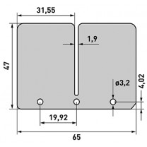 261-OEM-B562 Carbono Reeds-KX250 '97-'04