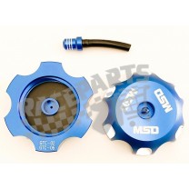 282-GTC06U-Alloy Gas Cap-Kawa/Suz/Honda-Blue