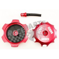 282-GTC01R-Alloy Gas Cap-Honda-Red