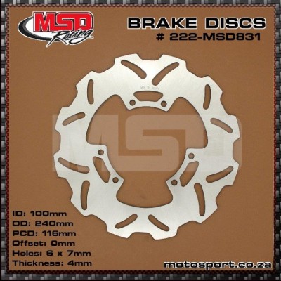 222-MSD831 Brake...