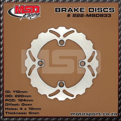 222-MSD833 Brake...