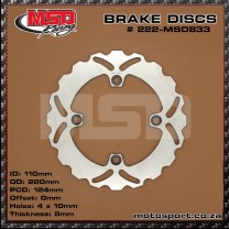 222-MSD833 Brake Disc-Rear-220mm