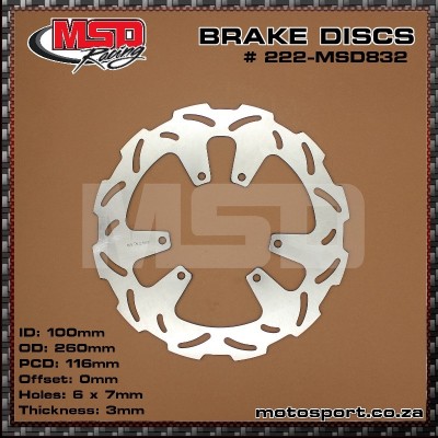 222-MSD832 Brake...