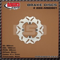 222-MSD801 Brake Disc-Rear-190mm