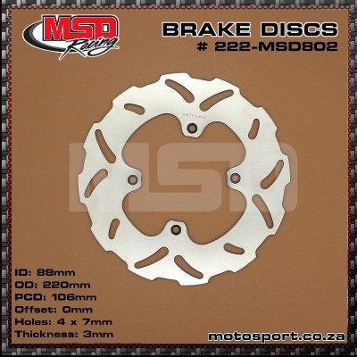 222-MSD802 Brake...