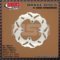 222-MSD802 Brake Disc-Front-220mm