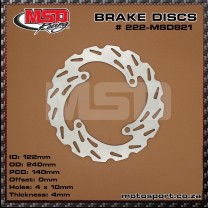 222-MSD821 Brake Disc-Rear-240mm