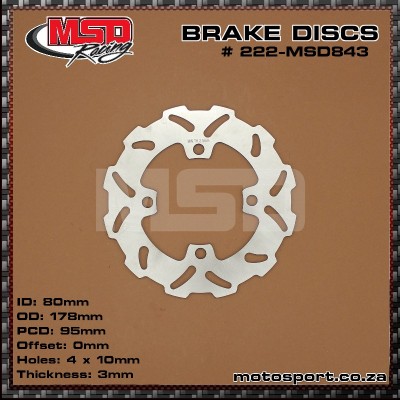 222-MSD843 Brake Disc-Front...