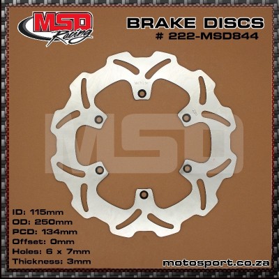 222-MSD844 Brake...