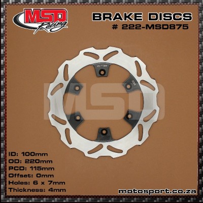 222-MSD875 Brake...