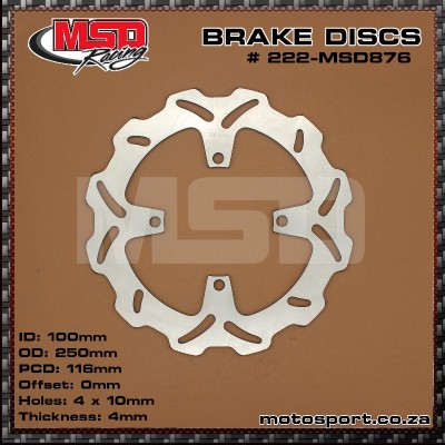 222-MSD876 Brake...