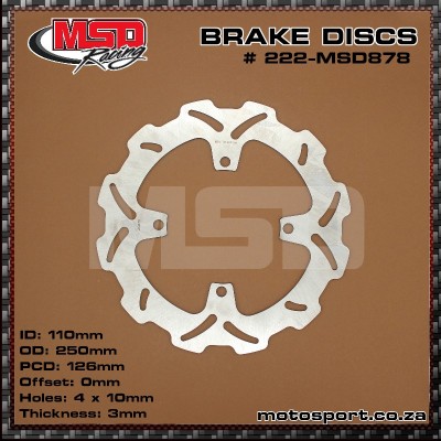 222-MSD878 Brake...