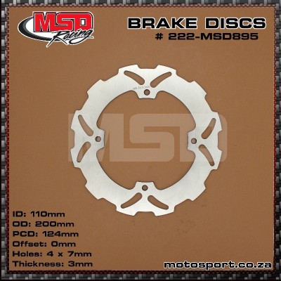 222-MSD895 Brake...