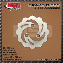 222-MSD3322 Brake Disc-Front-169mm