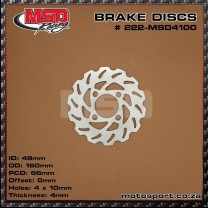 222-MSD4100 Brake Disc-Front-160mm