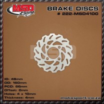 222-MSD4100 Brake Disc-Front-161mm